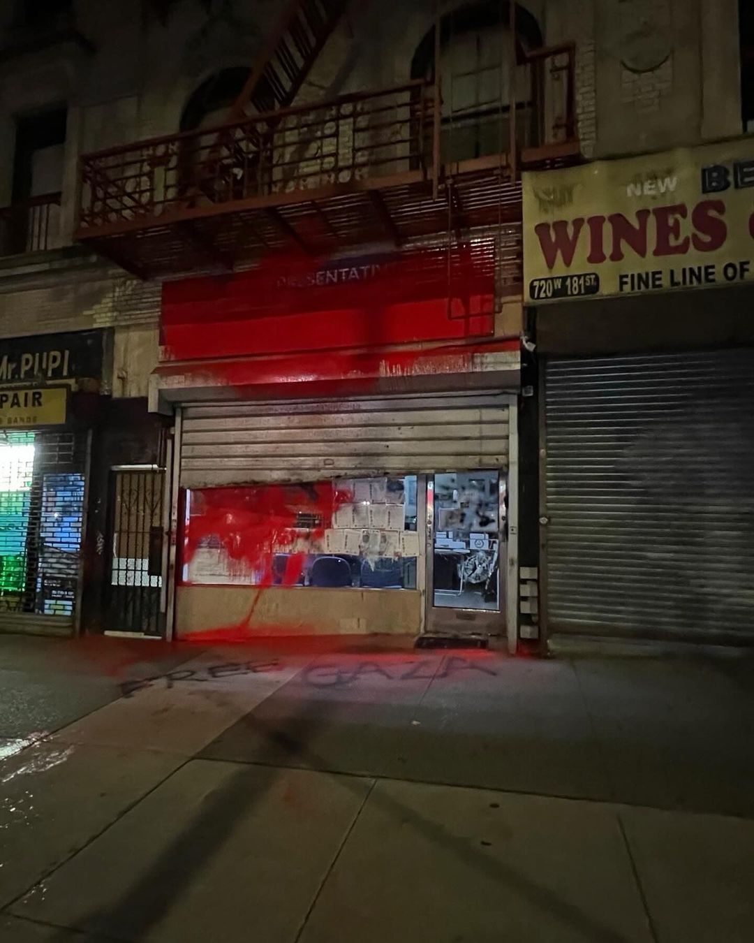 Constituents Vandalize zionist Congressman Espaillat’s Office