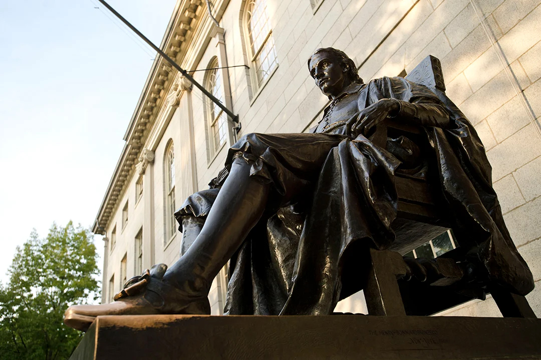 Windows Smashed & John Harvard Statue Vandalized at Harvard